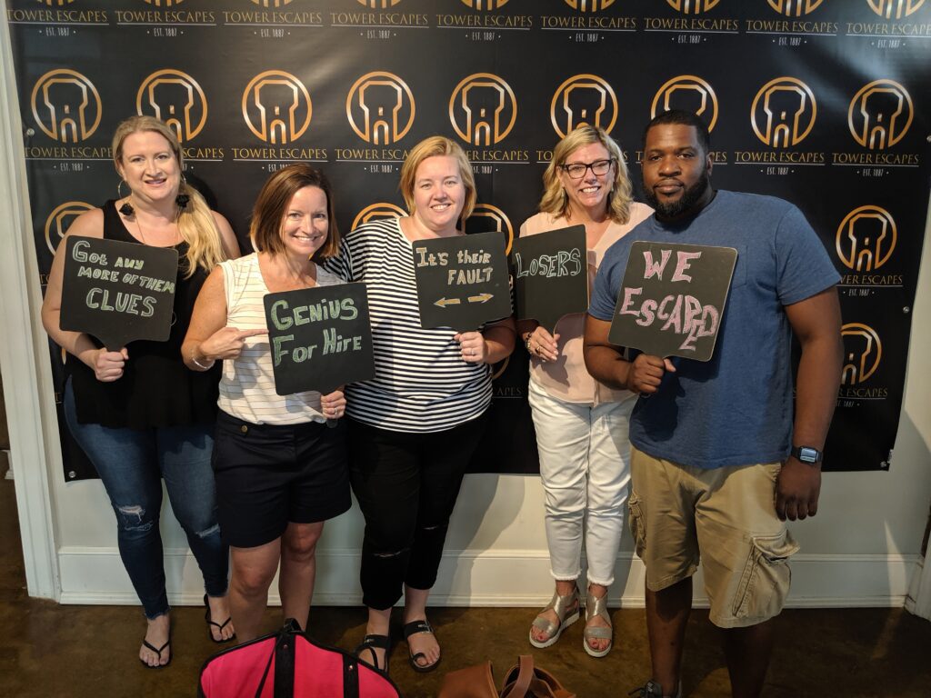 Tower Escape Downtown Raleigh - Hillman Real Estate Group Team Building