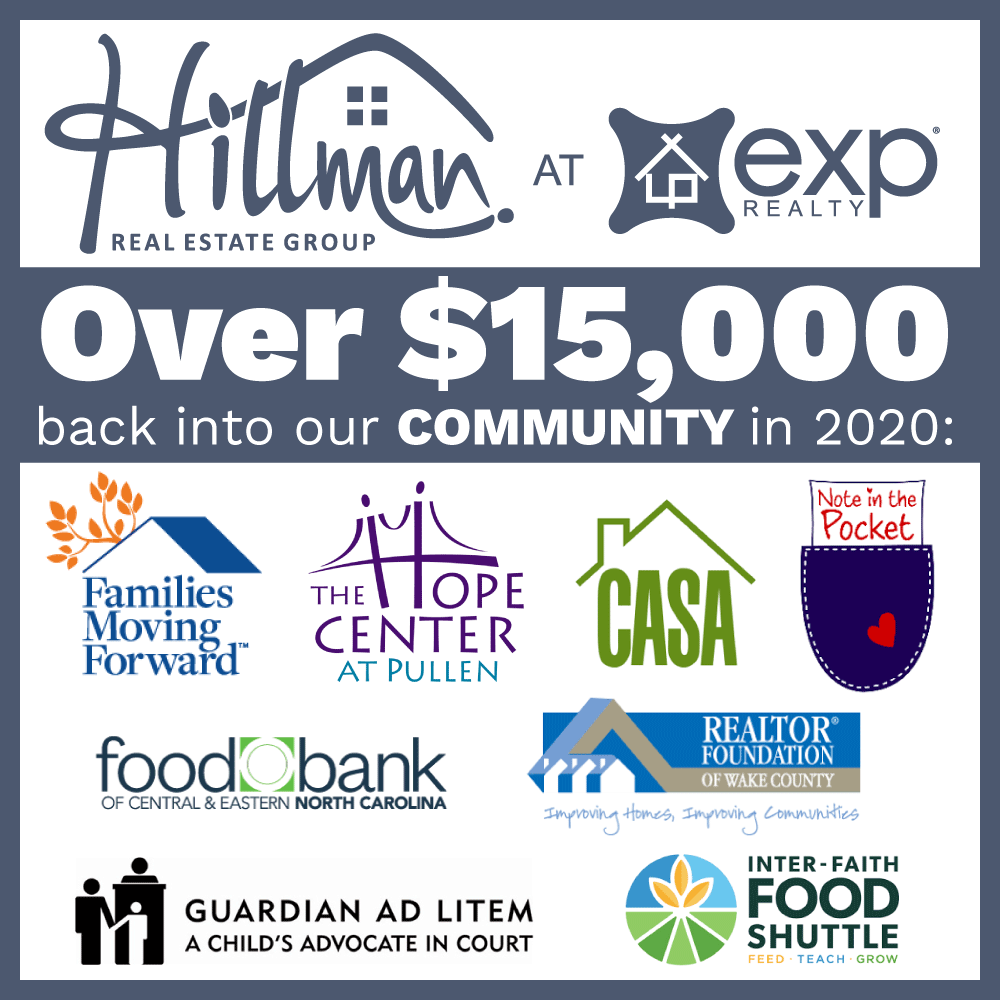 Hillman Real Estate Group in the Community: Charity Donations 