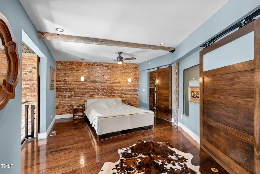 Historic Cotton Mill Condos Primary Suite View