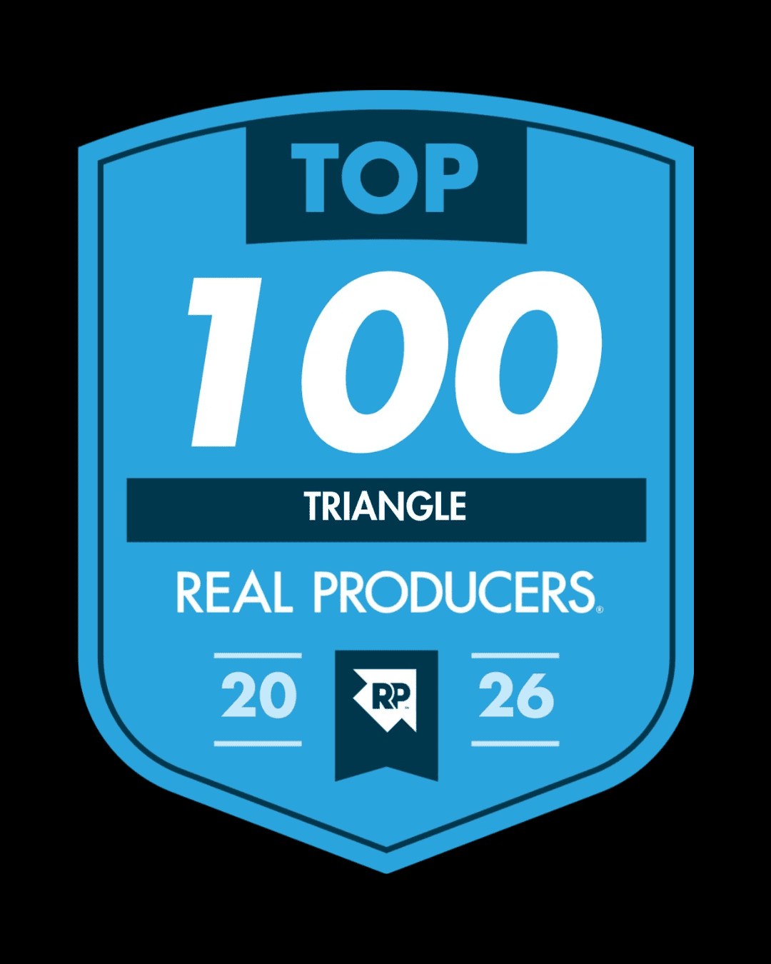 Triangle Real Producers Top 100 Badge